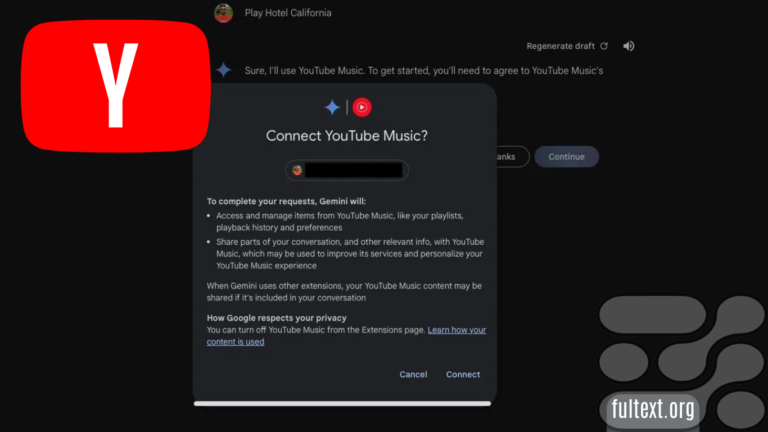 Gemini can now access songs on YouTube Music.