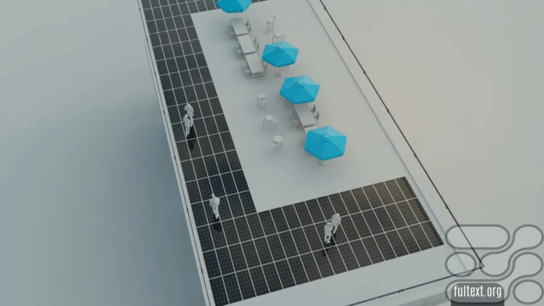 A non-slip integrated building solar panel has been developed