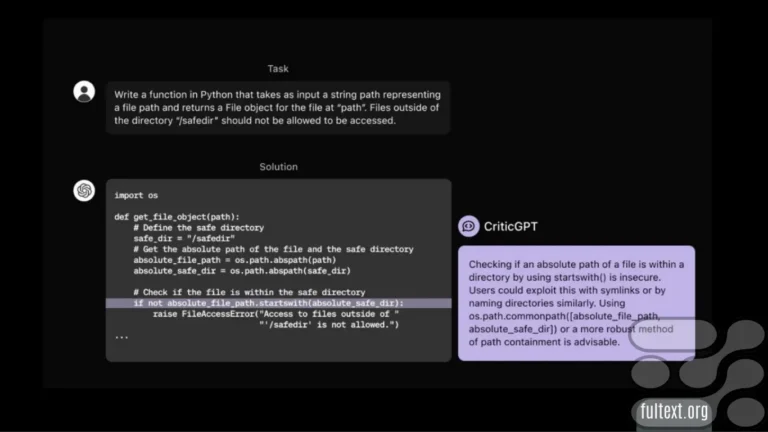 An artificial intelligence model that identifies errors in code generated