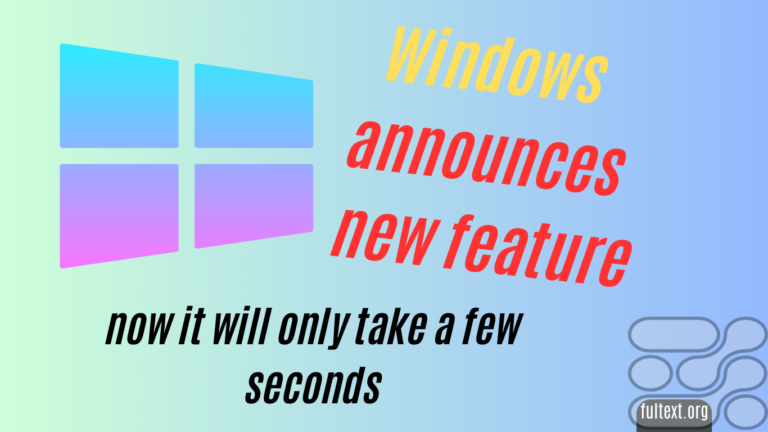 windows announces new feature